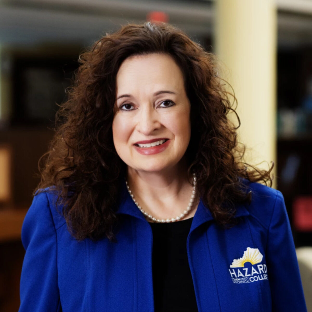 Dr. Jennifer Lindon, president and CEO of Hazard Community and Technical College, smiles at the camera.